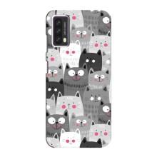 Чохли з Котиками для Blackview A90 (VPrint) (Мальовані котики)