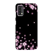 Чохол для Блеквью А90 - з принтом (Дизайнерські) (AlphaPrint) (Квіти маленькі)