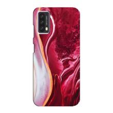 Чохол для Блеквью А90 - з принтом (Дизайнерські) (AlphaPrint) (Мрамор червоний)