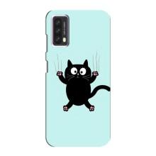Чохол з принтом для Blackview A90 (AlphaPrint) Модні коти (Падаючий кіт)