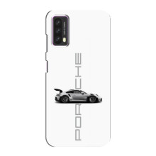 Чохол з авто Порше для Blackview A90 – білий порше