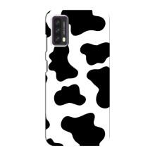 Чохол з принтом корови на Блеквью А90 – Чорний принт