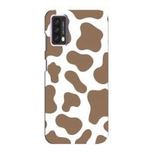 Чохол з принтом корови на Блеквью А90 – Коричневий принт