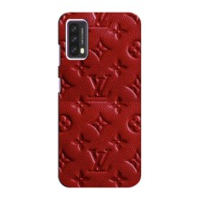 Текстурный Чехол Louis Vuitton для Блеквью А90 – Красный ЛВ