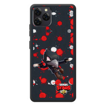 Бампер (ТПУ) з принтом Brawl Stars на Bleckvюu A95 – Чорний ворон