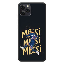 Чехлы для Blackview A95 (Leo чемпион) (AlphaPrint) – Messi ПСЖ