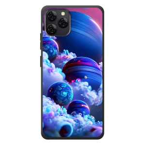 Чехлы КОСМОС для Blackview A95 – Синие планеты