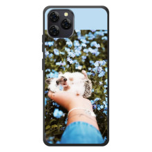 Чохли з зображенням різних тварин на Blackview A95 – Їжачок в руці