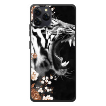 Чехлы с картинками животных Blackview A95 – Стильный ТИГР