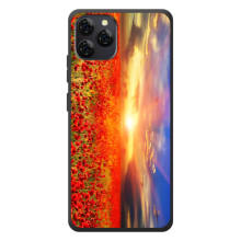 Чехол с картинкой (Стильные) для Блэквью А95 - (AlphaPrint) – Поле тюльпанов