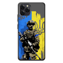 Чехлы с картинкой ЗСУ для Blackview A95 (AlphaPrint) (АРТ солдат)