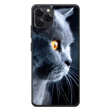 Чохли з Котиками для Blackview A95 (VPrint) (Сірий Кіт)