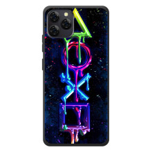 Чехлы с тематикой Киберспорт для Blackview A95 (VPrint) – Pleystation лого