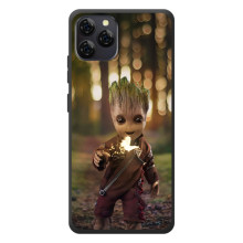Чехол МАРВЕЛ для Блэквью А95 (AlphaPrint) – I am Groot
