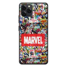 Чехол МАРВЕЛ для Блэквью А95 (AlphaPrint) – Марвел комиксы