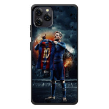 Чехол Месси футболист для Blackview A95 (Месси с футболкой)