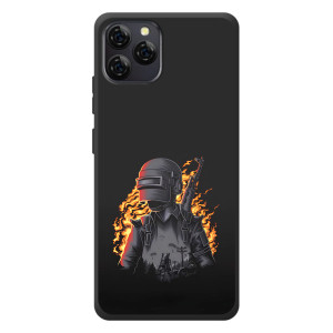 Чохол з картинкою "Герой Pubg" на Blackview A95 – В полум'ї