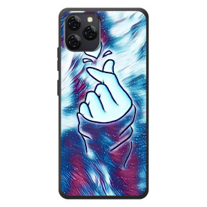 Чохол з принтом для Blackview A95 (AlphaPrint - Знак сердечка)