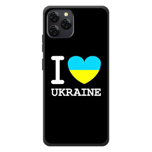 Чехол с Украинской символикой на Блэквью А95 – I Love Ukraine