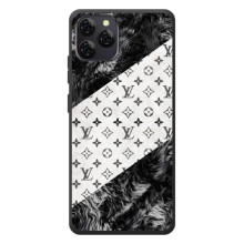 Чохол Стиль Louis Vuitton на Blackview A95 (LV на білому)