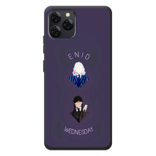 Чехлы Венсдей на Blackview A95 Уэнсдей (AlphaPrint) – Уэнздей и подруга