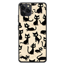 Чохол з малюнком кіт на Blackview A95 (Чорні коти)