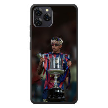 Чохол з футболістом Ламін Ямаль Blackview A95 (Ямал з кубком)
