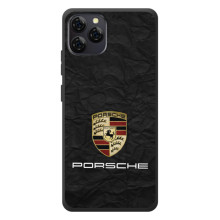 Чехол с авто Порше для Blackview A95 – Логотип Порше