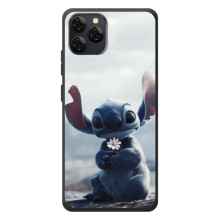 Чохол з малюнком Стіч для Blackview A95 – Стіч з квіткою