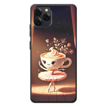 Чехол с мемом Тралалело тралала на Blackview A95 – Балерина капучина