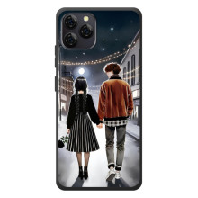 Чехол с дизайном Венздей 2 на Blackview A95 (Уэнсдей и Тайлер)