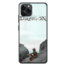 Чохол як приборкати дракона на Blackview A95 (Дракон лого)