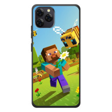 Чехол с картинками Майнкрафт для 

Блэквью А95 
 – Персонаж Майнкрафт