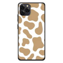 Чохол з принтом корови на Чорвʼю  А95 (Бежевий принт)