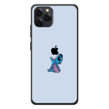 Чохол з принтом Стіч на Blackview A95 (Stitch apple)