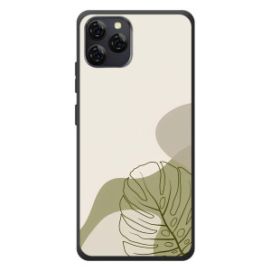 Силконовий чохол з принтом в квітах на Blackview A95