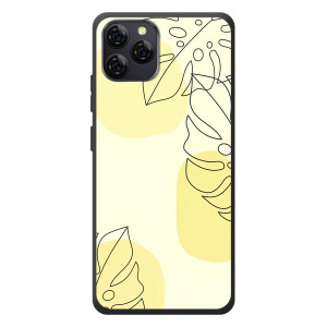 Силконовий чохол з принтом в квітах на Blackview A95