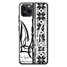 Чехол с украинским гербом на Blackview A95 (Герб с вишивкой)