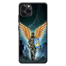 Чехол с украинским воином на Blackview A95