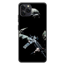 Чехол с украинским воином на Blackview A95 – Украинский снайпер