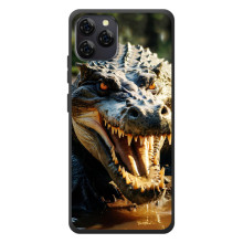Чехол с картинкой «Хищники» для Blackview A95 (Крокодил)