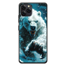Чехол с картинкой «Хищники» для Blackview A95 (Медведь)