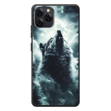Чехол с картинкой «Хищники» для Blackview A95 (Волк)