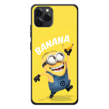 Мультяшный принт на Чехол для Блэквью А95 (Banana)