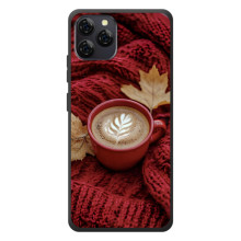 Чехол с уникальным дизайном «Осень с кофе» для Blackview A95