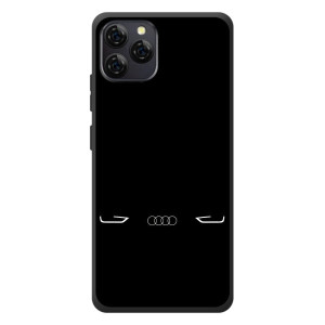Силіконовий бампер з картинкою машини на Blackview A95 – Сілует Audi