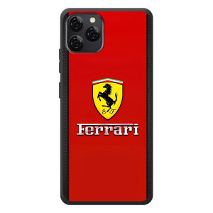 Силіконовий бампер з картинкою машини на Blackview A95 – Ferrari Logo