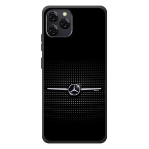 Силіконовий бампер з картинкою машини на Blackview A95 – Mercedes