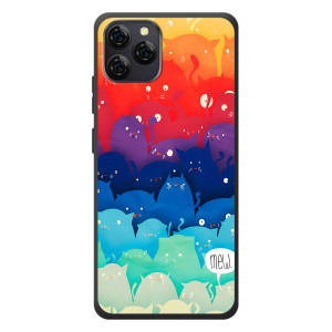 Силиконовый чехол с котиком для Blackview A95 – Mew