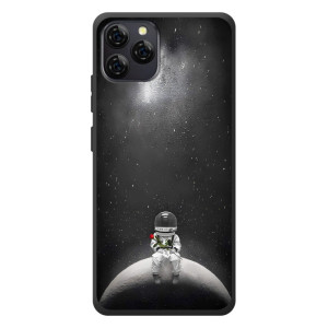 Силіконовый Чохол з принтом "Космонавти" на Blackview A95 – Космонавт романтик